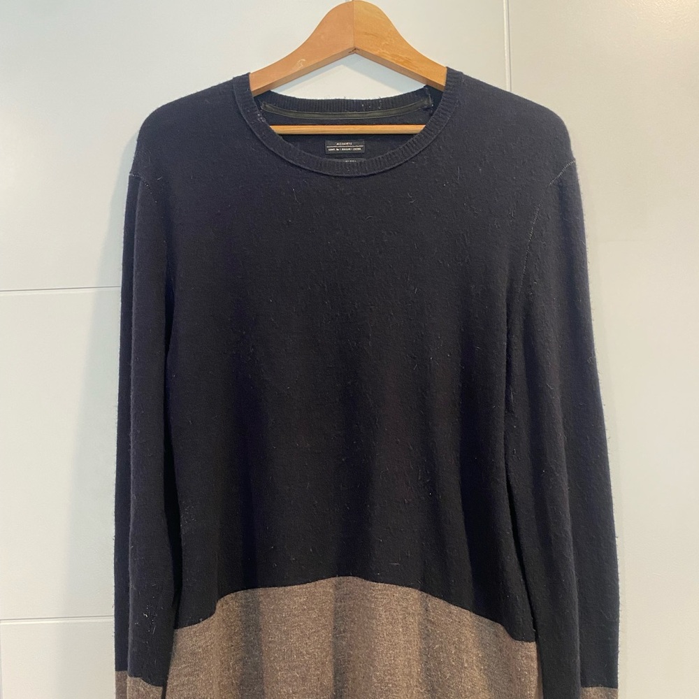 All Saints Crewneck Wool Sweatshirt